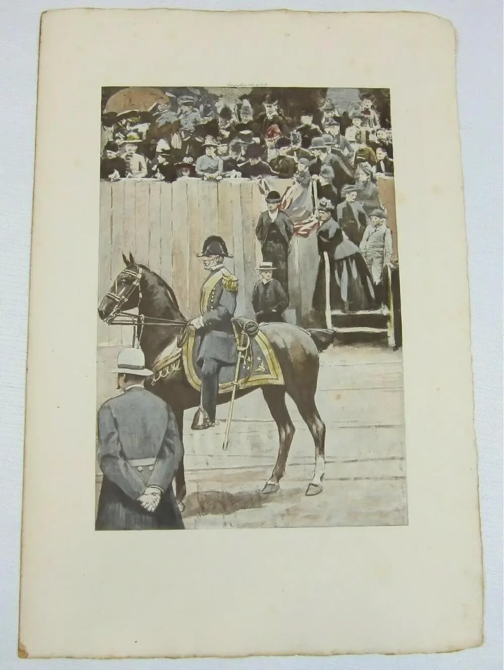 Antique 1891 Print Lieutenant General, 1886 George Barrie Army & Navy Of The US